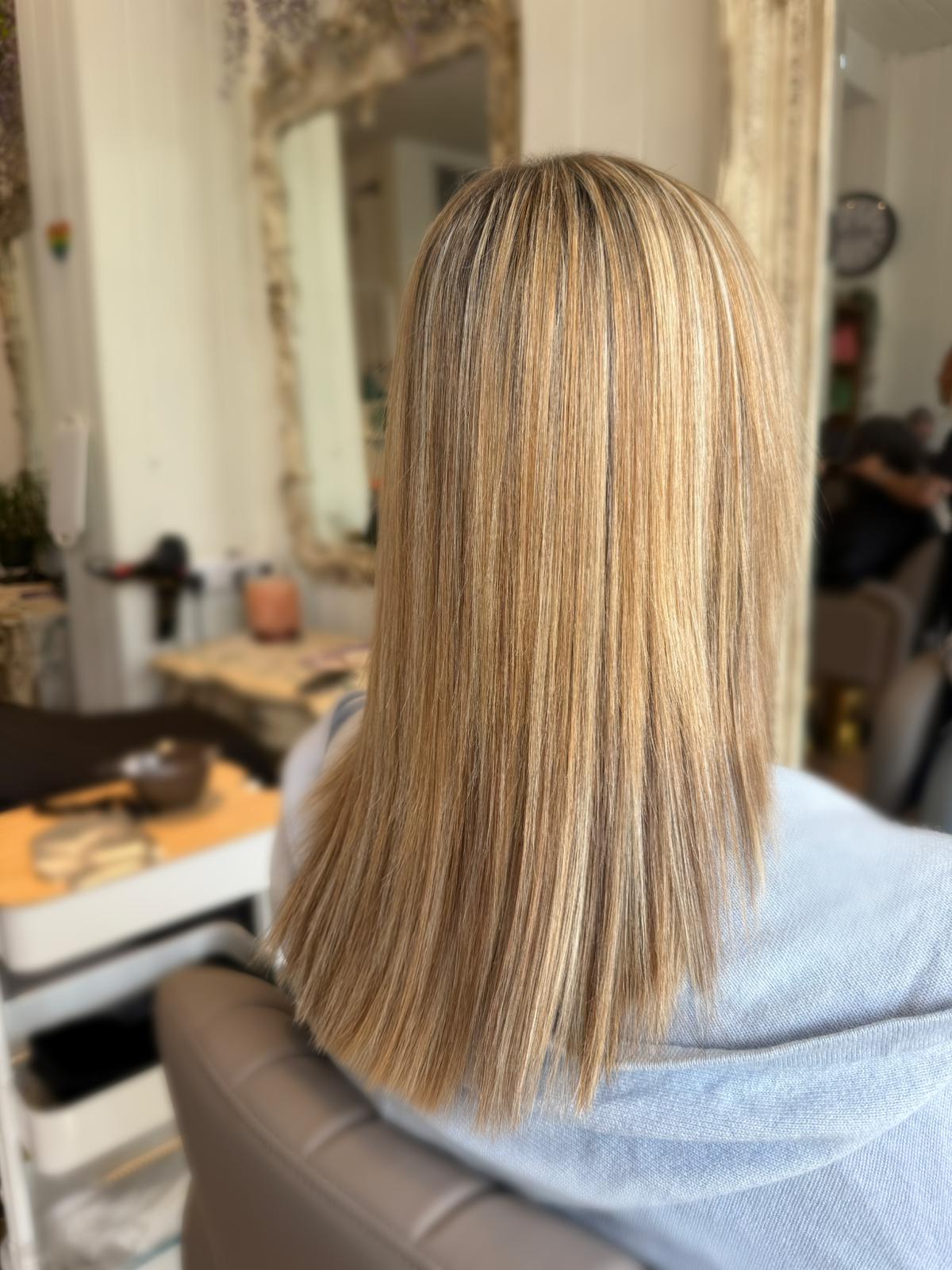 Healthy, shiny hair after ASP Super Smooth treatment by Looks by Lexie
