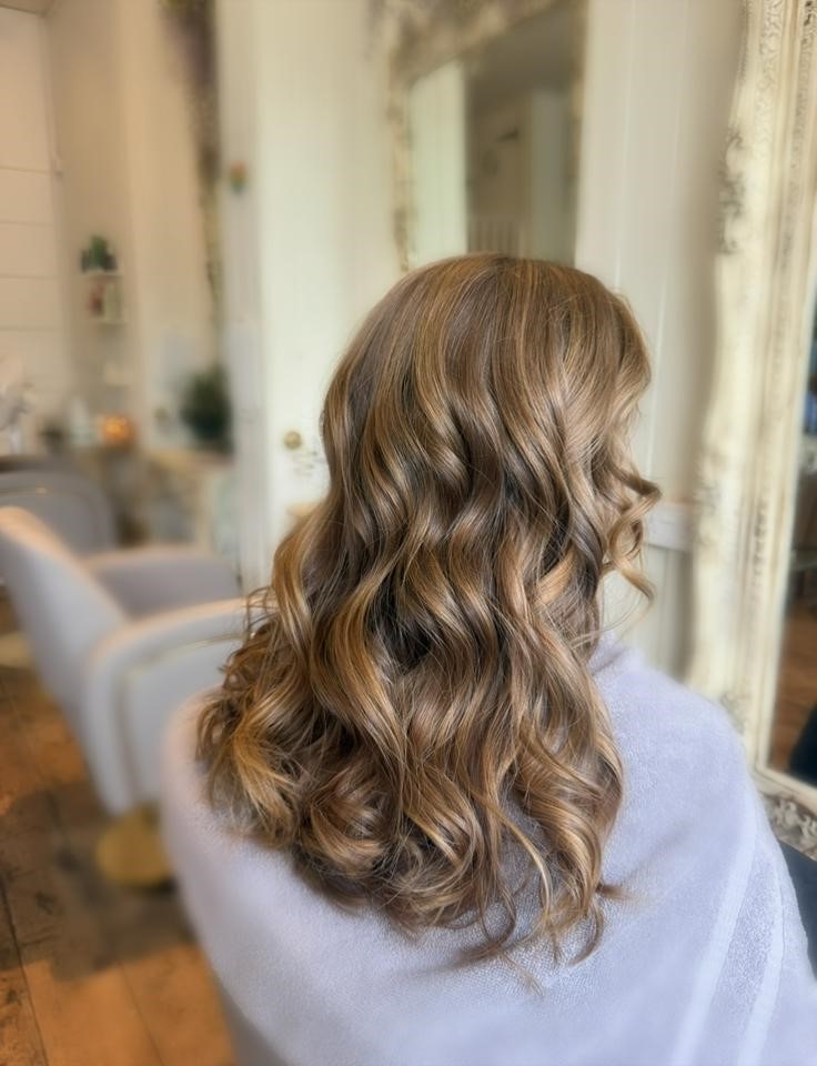 Soft waves and colour styling by Looks by Lexie Devon cut cuts